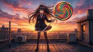 Sunset Rooftop Lollipop