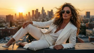 Sunset Rooftop Queen