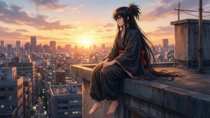 Sunset Rooftop Senju