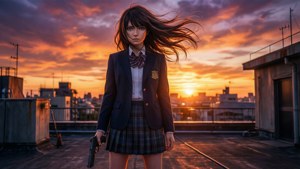 Sunset Rooftop Standoff