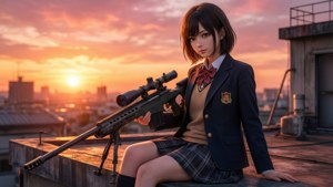 Sunset Rooftop Standoff