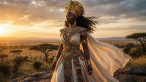 Sunset Savanna Queen