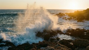 Sunset Sea Spray