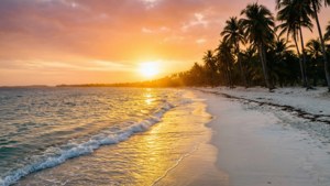 Sunset Serenity on Jamaica Beach