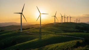 Sunset Serenity Turbines