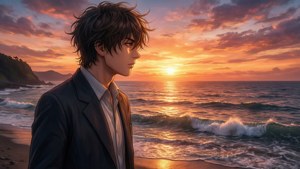 Sunset Shore Gaze