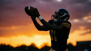 Sunset Silhouette Catch