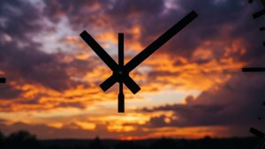 Sunset Silhouette Hands