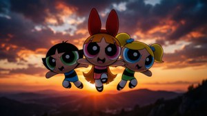 Sunset Silhouette Heroes