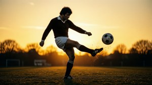 Sunset Silhouette Kick