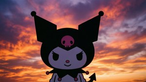 Sunset Silhouette Kuromi