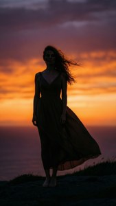 Sunset Silhouette Pauline