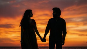Sunset Silhouette Romance