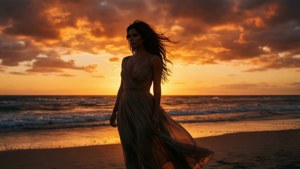 Sunset Silhouette Shay