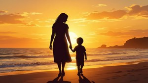 Sunset Silhouette Stroll