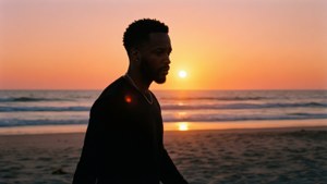 Sunset Silhouette Usher