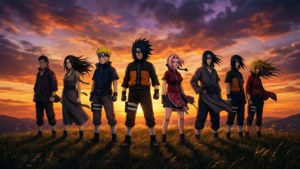 Sunset Silhouettes of Team 7