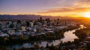 Sunset Skyline Panorama