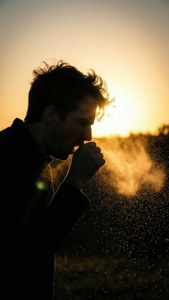 Sunset Sneeze Silhouette