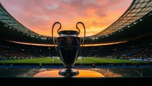 Sunset Stadium Silhouette