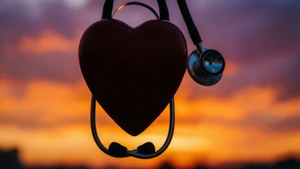 Sunset Stethoscope Heart