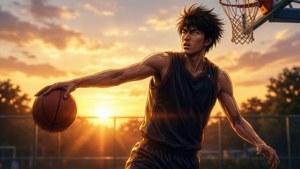 Sunset Three-Point Shot