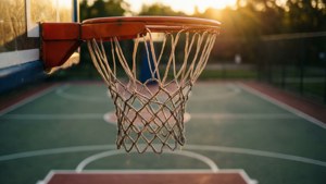 Sunset through the Net