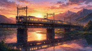 Sunset Train
