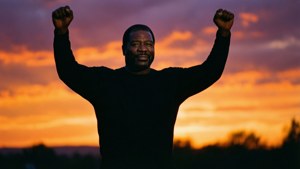 Sunset Victory Silhouette