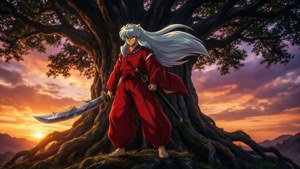 Sunset Warrior on Goshinboku