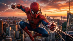 Sunset Web Swing