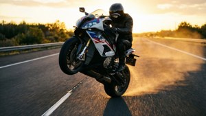 Sunset Wheelie