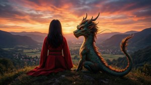 Sunset with Mushu