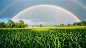 Sunshine Rainbow Rain