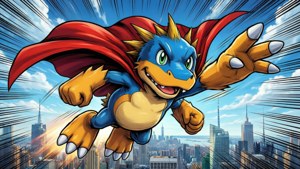 Super Agumon Saves the Day