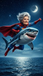 Super Grandma Shark