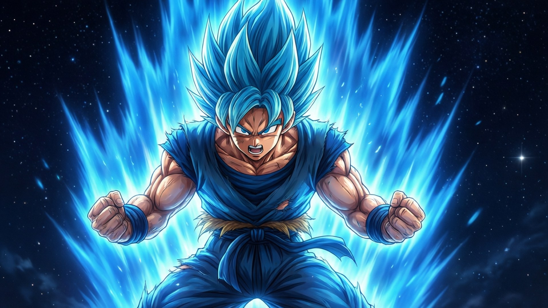 Super Saiyan Blue Ascension by Wallpapers.art Studio