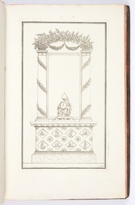 Superbe POELE formant meuble et décore, multipliant les tuyaux de chaleur par le même proceed que celui du No. 6; pouvant s’ajuster devant une glace; que l’on peut renvoyer par un bouton, dans une boiserie à coulisse, et qui peut découvrir une croisée, dont la situation offre une belle vue. Il est impossible de décrire tous les changemens et avantages dont ce Poële est susceptible.