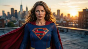 Supergirl Sunset Hero