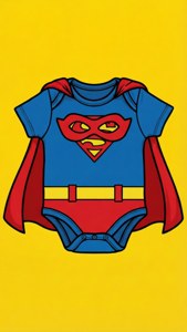 Superhero Baby Onesie SVG