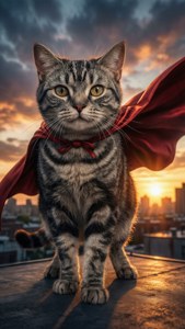 Superhero Cat