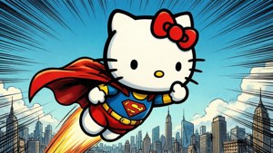 Superhero Hello Kitty