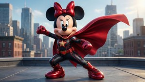 Superhero Minnie
