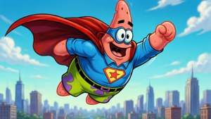 Superhero Patrick Star