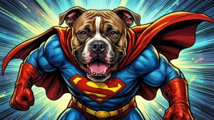 Superhero Pitbull