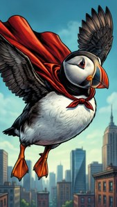 Superhero Puffin City