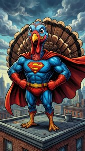 Superhero Turkey