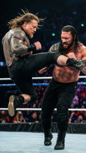 Superkick on Roman