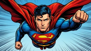 Superman Flying Forward