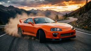 Supra Drift Sunset